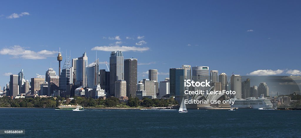 Sydney Skyline Panorama - Zbiór zdjęć royalty-free (Panorama miasta)