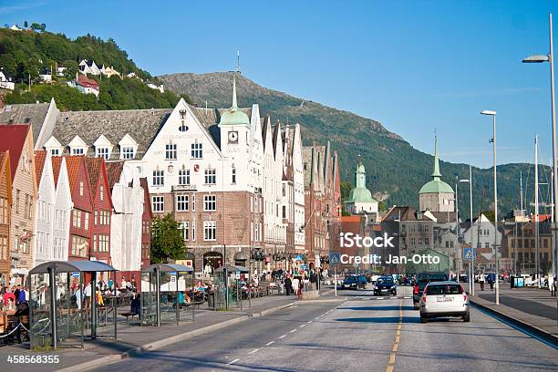 Bergen In Norwegen Stockfoto und mehr Bilder von Anhöhe - Anhöhe, Architektur, Aussicht genießen