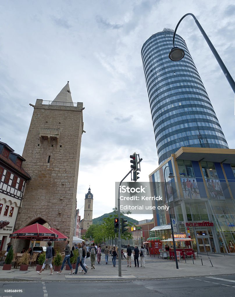 Jentower in Jena, Deutschland - Lizenzfrei Anhöhe Stock-Foto