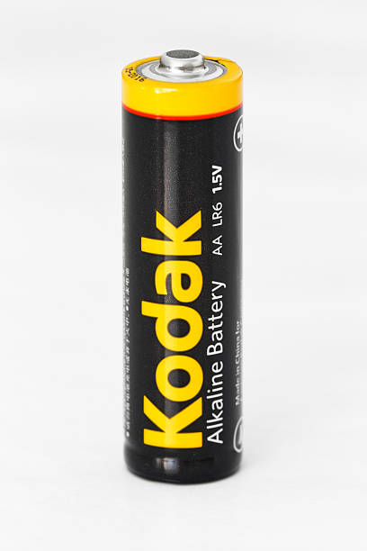 kodak bateria alcalina aa - penlight - fotografias e filmes do acervo