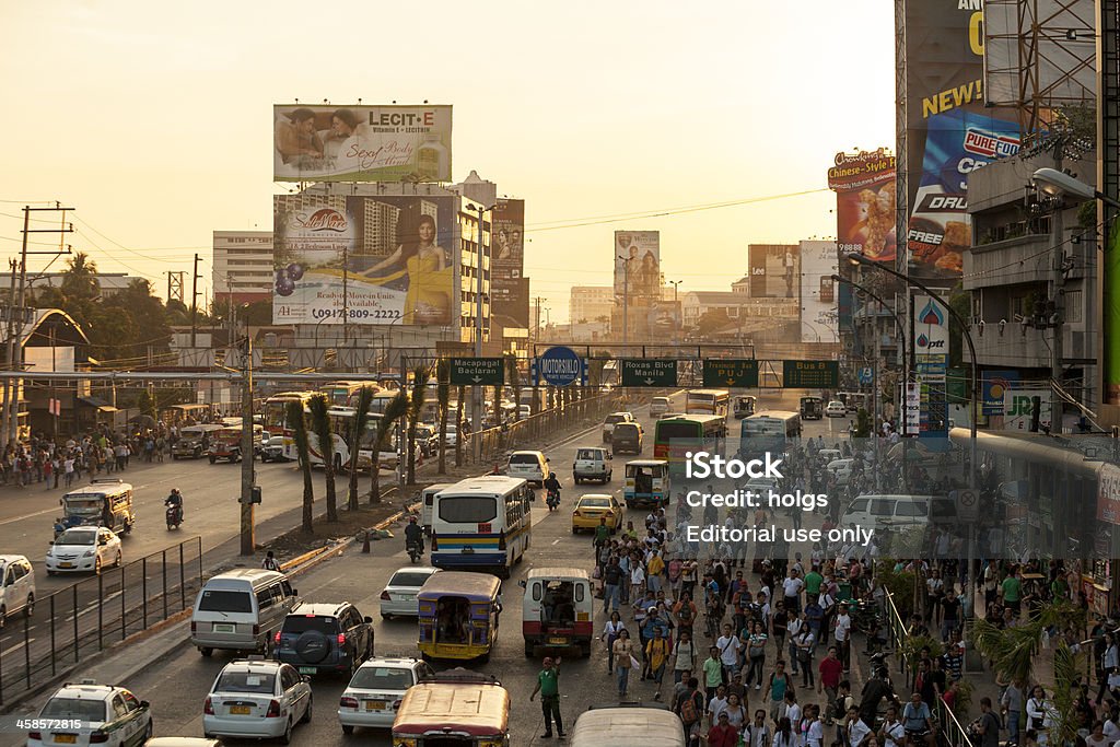 피크 시간 Metro Manila - 로열티 프리 필리핀 스톡 사진