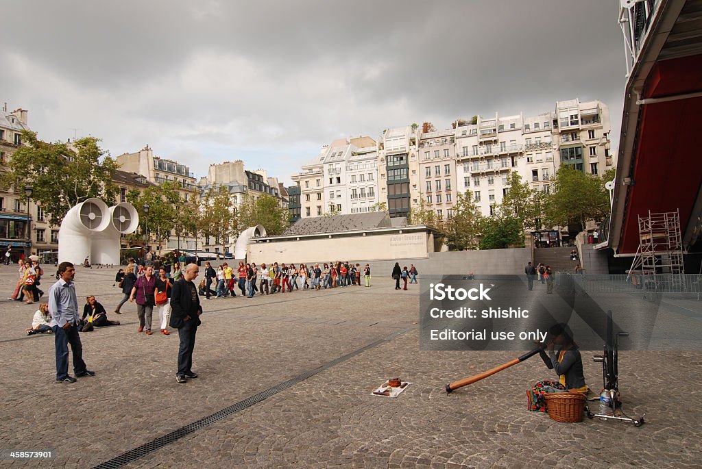 Paris, Pompidou Center - Foto de stock de Centro Georges Pompidou royalty-free