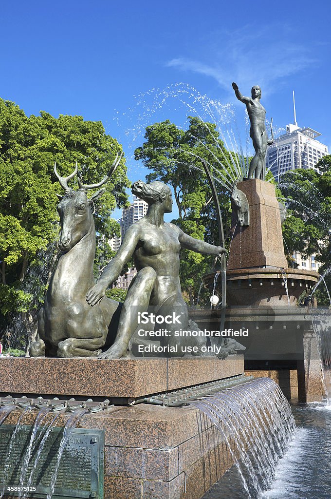 The Archibald Fountain, Sydney - Zbiór zdjęć royalty-free (Artemida)