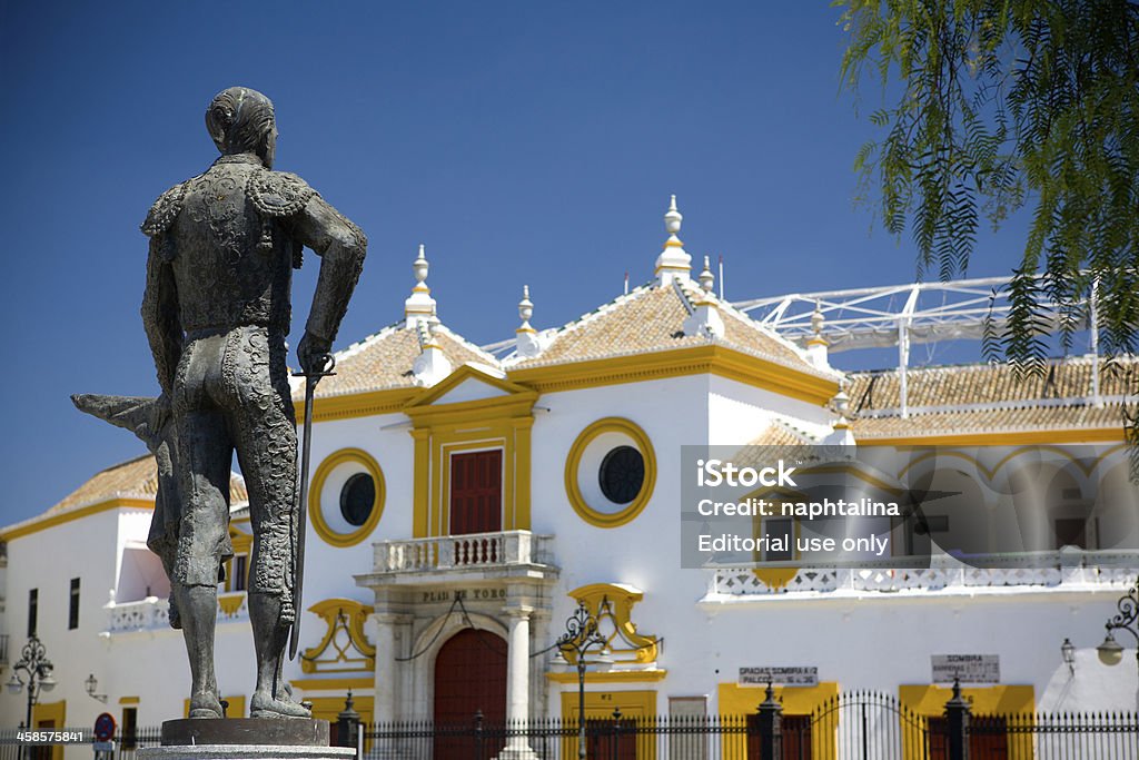 Plaza de toros de Sevilha - Foto de stock de Andaluzia royalty-free