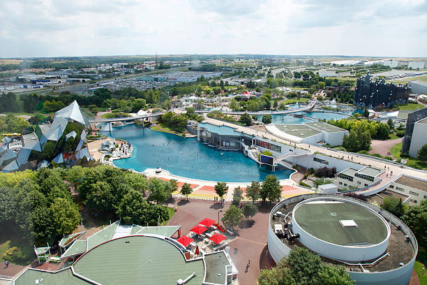 Park of Futuroscope stock photo