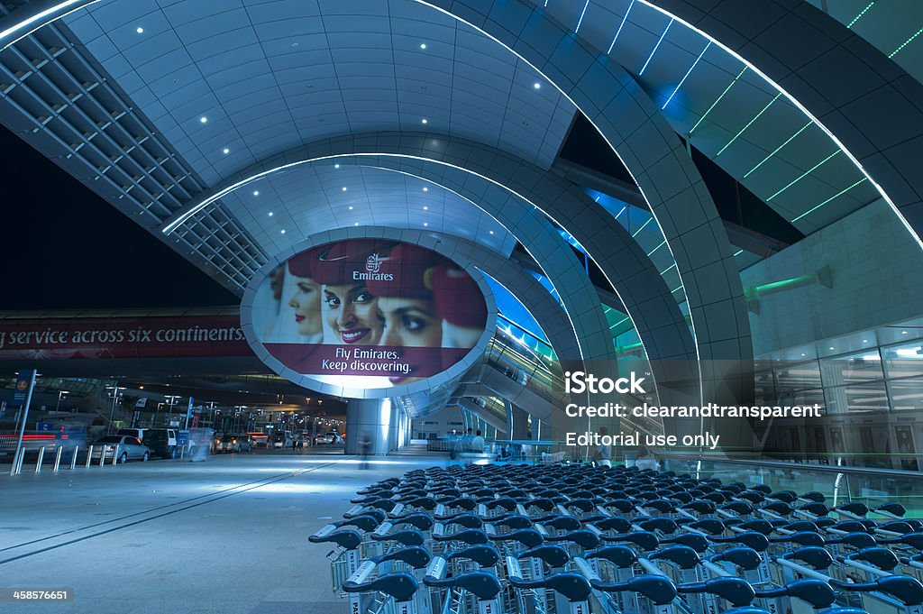 Flughafen Dubai - Lizenzfrei Plakatwand Stock-Foto