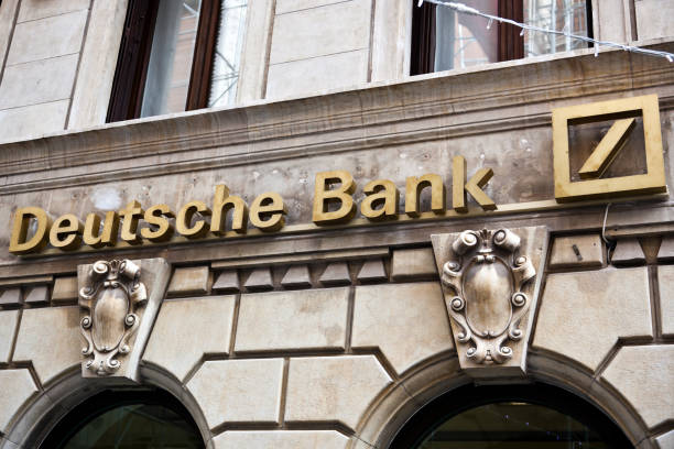 deutsche bank sign - deutsche bank 個照片及圖片檔