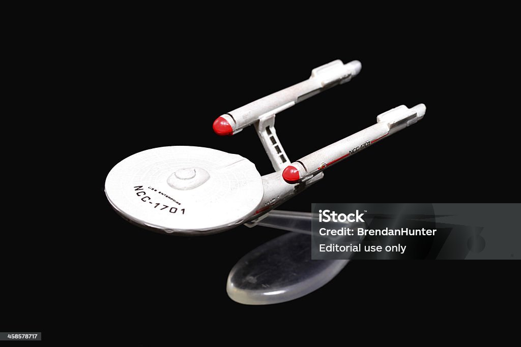 마이크로 기계 Enterprise - 로열티 프리 Star Trek 스톡 사진
