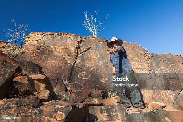 Chambers Gorge Aboriginal Engraving Site Flinders Ranges South Australia Stock Photo - Download Image Now