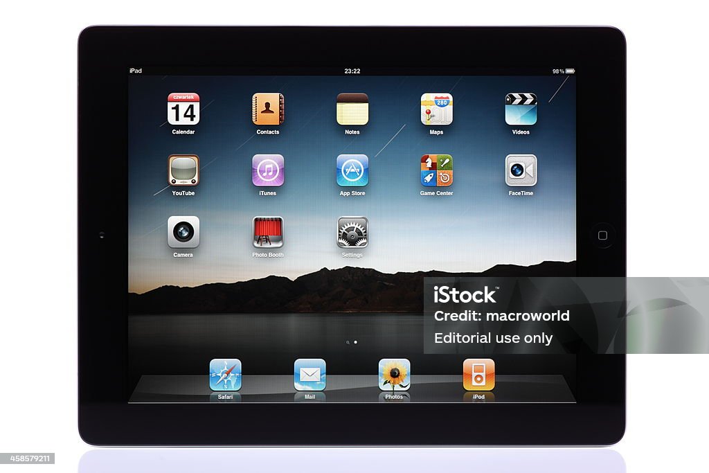iPad 2 - 로열티 프리 0명 스톡 사진