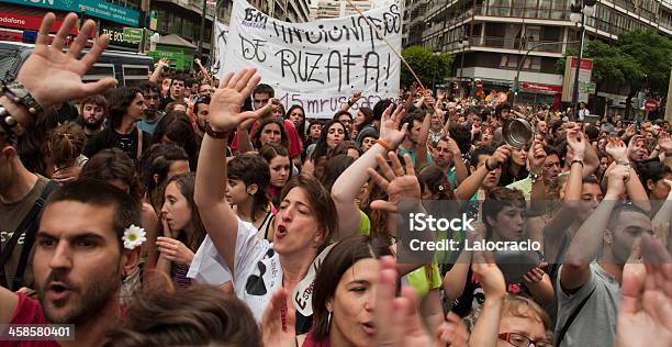 Dimostrazione - Fotografie stock e altre immagini di Dimostrazione di protesta - Dimostrazione di protesta, Spagna, Attività