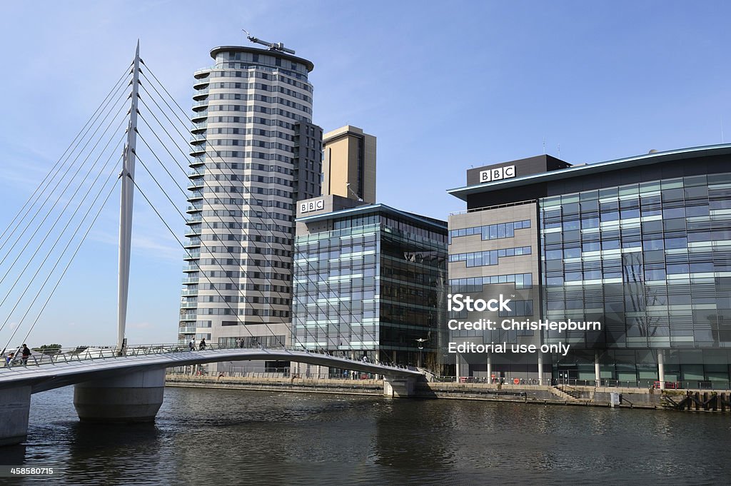 Media City, au Royaume-Uni, Salford Quays - Photo de BBC libre de droits