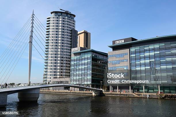 Media City Uk Salford Quays Stock Photo - Download Image Now - BBC, The Media, Building Exterior