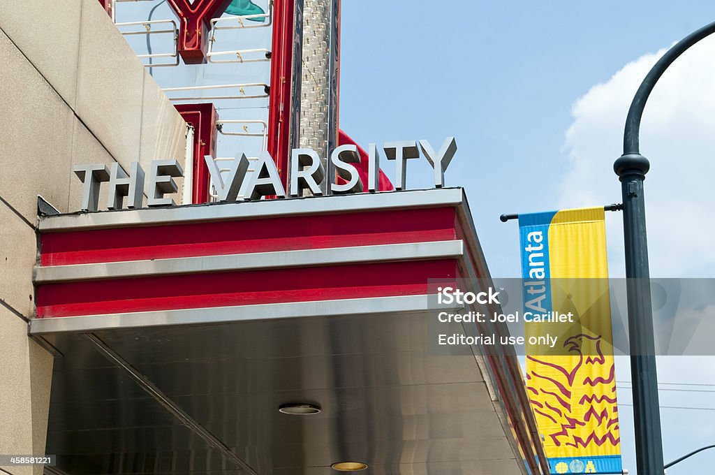 El Varsity en Atlanta - Foto de stock de Atlanta libre de derechos