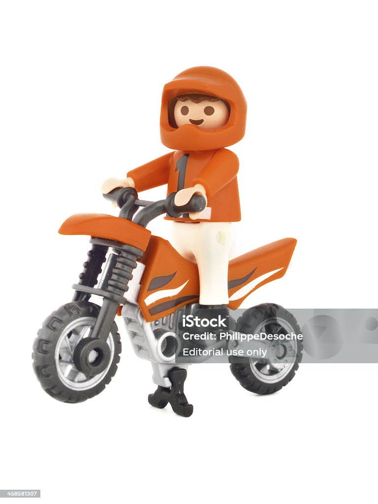Playmobil Child Motocross Rider Stock Photo - Download Image Now - Child,  Motocross, Crash Helmet - iStock