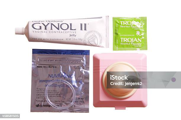 Opciones De Control De Natalidad Foto de stock y más banco de imágenes de Anticonceptivo - Anticonceptivo, Diafragma - Anticonceptivo, NuvaRing