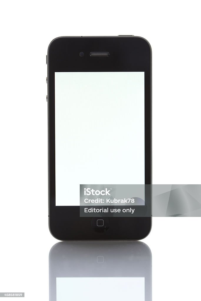 Nuevo iPhone de cuarta generación - Foto de stock de Blanco - Color libre de derechos