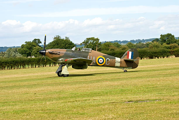 ww2 hawker ураган - hawker hurricane стоковые фото и изображения