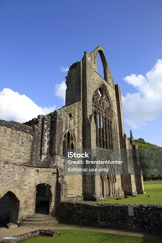 Great Gate w Uwodzą - Zbiór zdjęć royalty-free (Tintern Abbey)