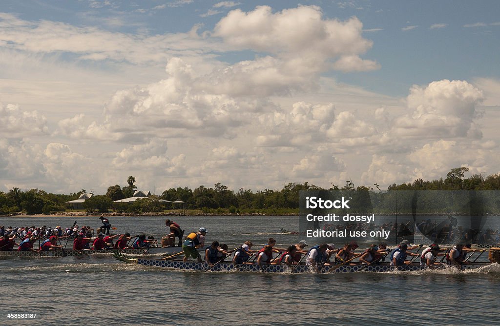 Racing-Drachen-Boote - Lizenzfrei Chinesische Kultur Stock-Foto