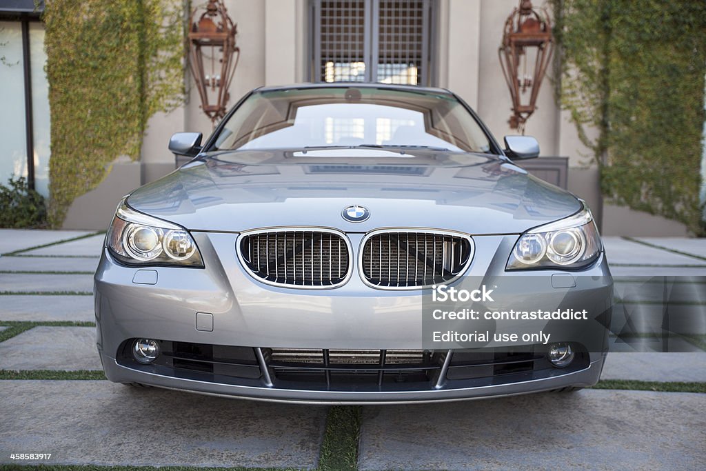 BMW 545i - Foto stock royalty-free di Albero