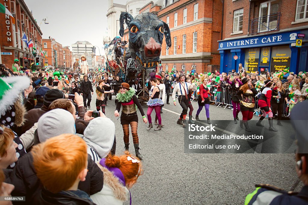 St Patricks day Parade em Dublin - Royalty-free Dublin Foto de stock