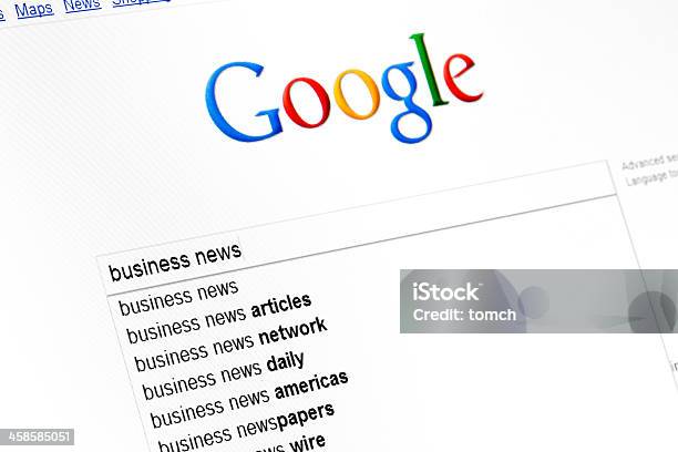 Página Inicial Do Google Na Janela De Navegador - Fotografias de stock e mais imagens de Google - Nome de marca - Google - Nome de marca, Procurar, Investigação - Assunto