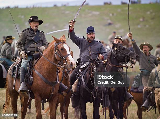 Confederate Cavalry In The Shenandoah Valley Virginia Stock Photo - Download Image Now