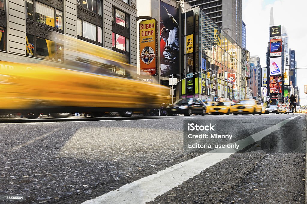 New York City Times Square Broadway - Royalty-free Amarelo Foto de stock