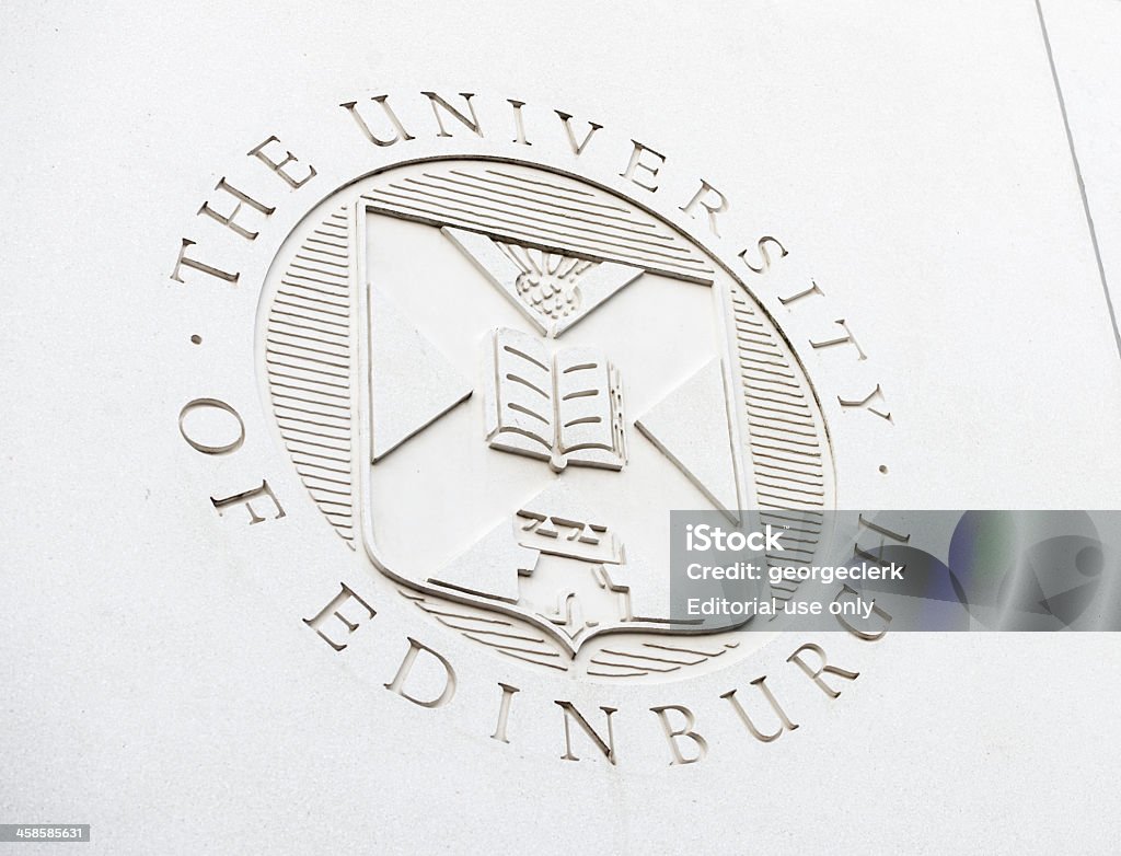 エディンバラ大学の紋章 - 大学のロイヤリティフリーストックフォト