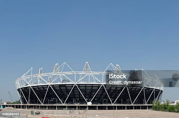 London 2012 Igrzyska Olimpijskie Stadium - zdjęcia stockowe i więcej obrazów Olympic Park - Londyn - Olympic Park - Londyn, Londyn - Anglia, Stadion