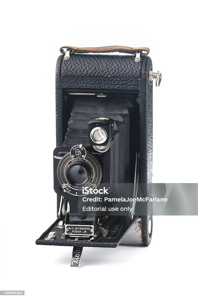 Film d'epoca fotocamera, n. 1 a Autographic Kodak Jr. - Foto stock royalty-free di Kodak