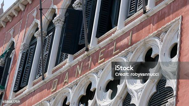 Hotel Danieli Venedig Italien Fassade Detailansicht Stockfoto und mehr Bilder von Architektonisches Detail