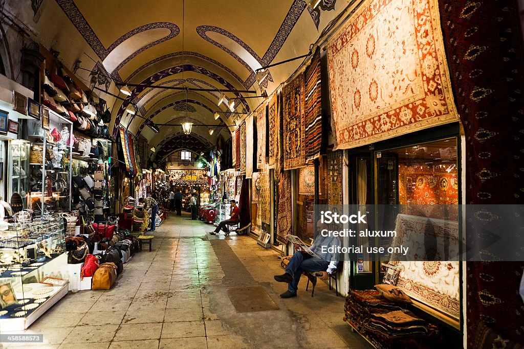 Wielki Bazar Istanbul Turcja - Zbiór zdjęć royalty-free (Biznes)