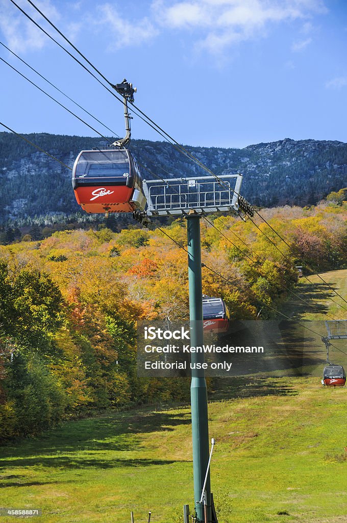 Stowe Gondolas - Royalty-free Stowe - Vermont Foto de stock