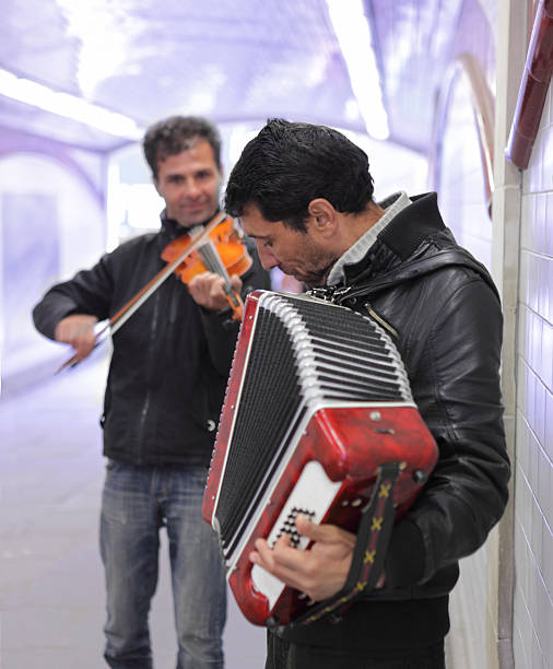 musician performance in garden party