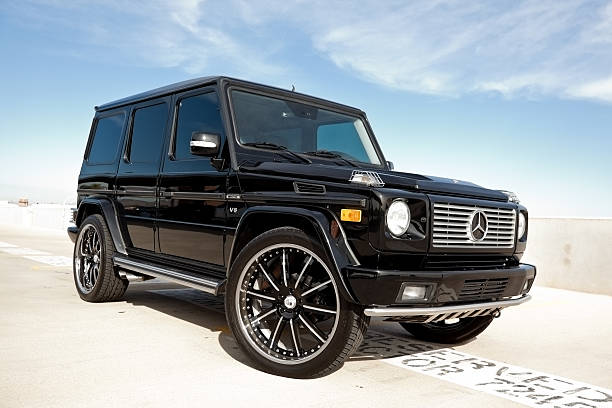 Mercedes Benz G500. Scottsdale, United States - November 29, 2011: A photo of a Mercedes Benz G500, the G wagon is a off road vehicle from Mercedes. Most people drive it on the street as a luxury vehicle. mercedes benz photos stock pictures, royalty-free photos & images
