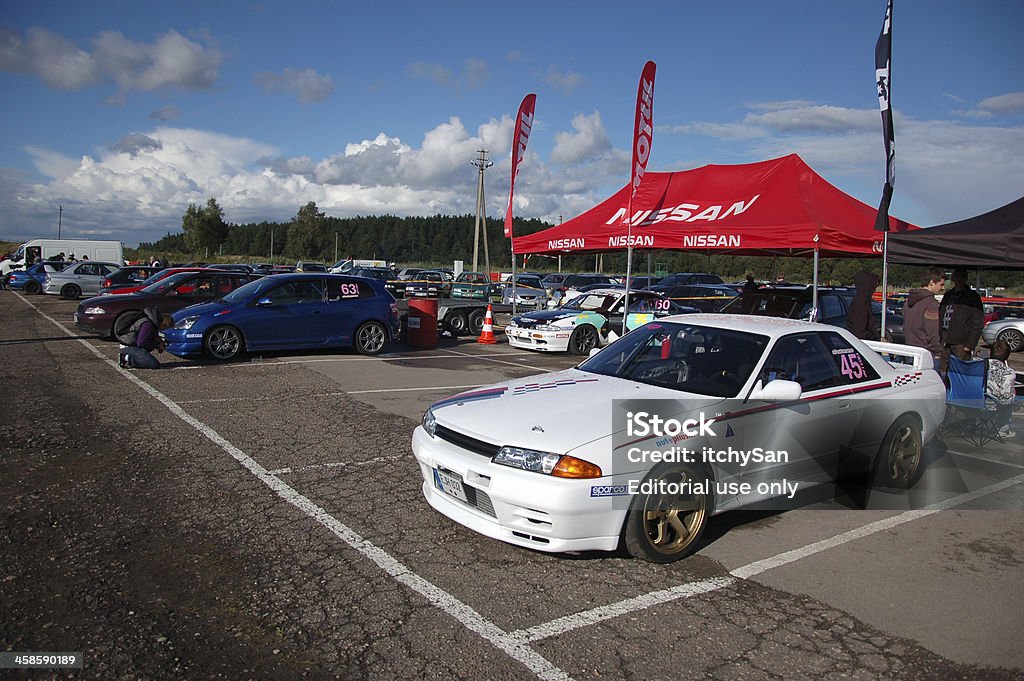 Nissan horizonte R32 GTR estacionados - Foto de stock de Nissan royalty-free