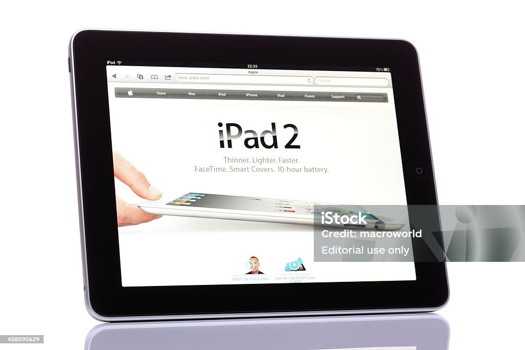apple iPad を表示しているページのキャンペーン www .apple .Co .Jp - iPadのロイヤリティフリーストックフォト