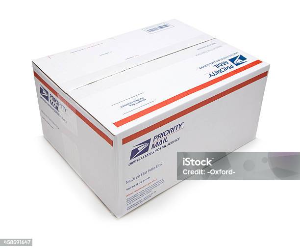 Di Uspsclipping Path - Fotografie stock e altre immagini di Scatola - Scatola, United States Postal Service, Pacco