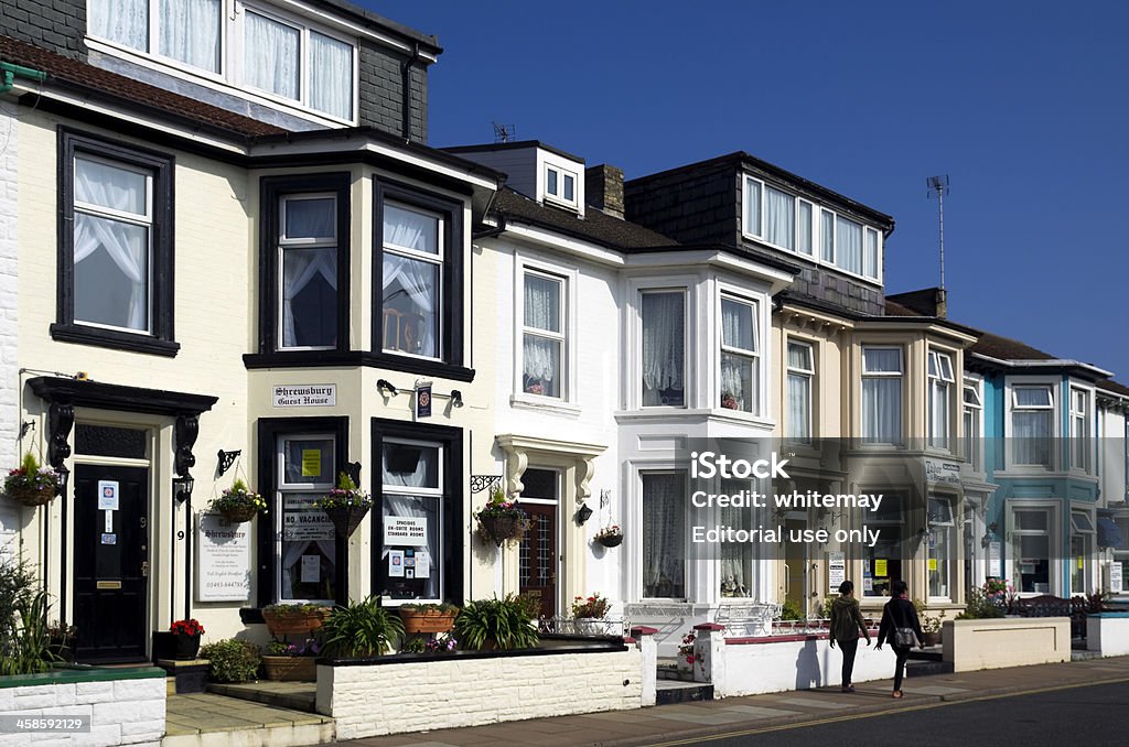 Casas de hóspedes em Great Yarmouth - Foto de stock de Antigo royalty-free