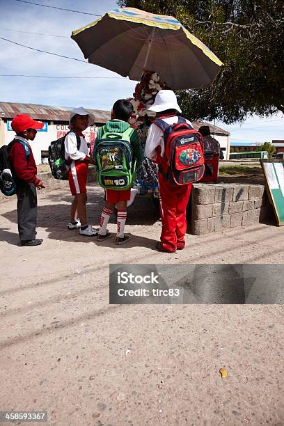 Bolivian Schoolchildren Buying Sweets Stock Photo - Download Image Now - Bolivia, Bolivian Ethnicity, Boys