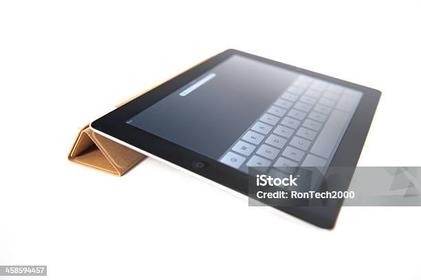 Apple Ipad 2 갈색 가죽 스마트네트워크 커버 iPad에 대한 스톡 사진 및 기타 이미지 - iPad, 가리기, 가죽