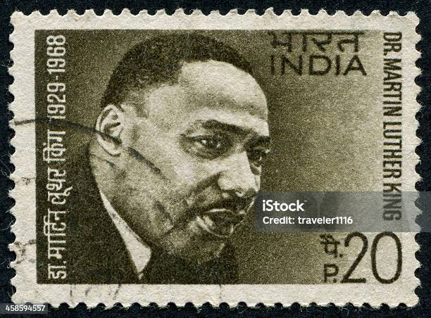 Martin Luther King Jr Stamp - Fotografie stock e altre immagini di Martin Luther King - Martin Luther King, Francobollo postale, Fotografia - Immagine