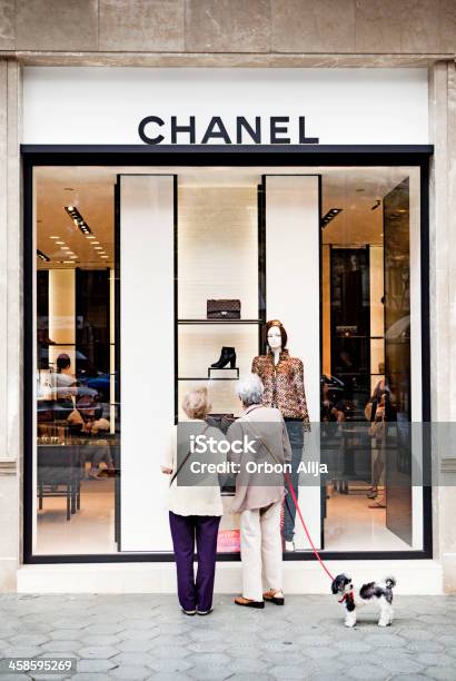 Chanel Store Stock Photo - Download Image Now - Luxury, Dog, People - iStock