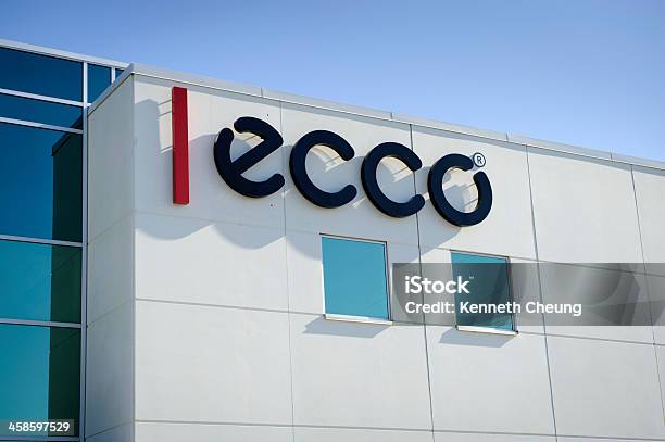 Ecco Signage Stock Photo - Download Image Now - Denmark, Beauty, Blue