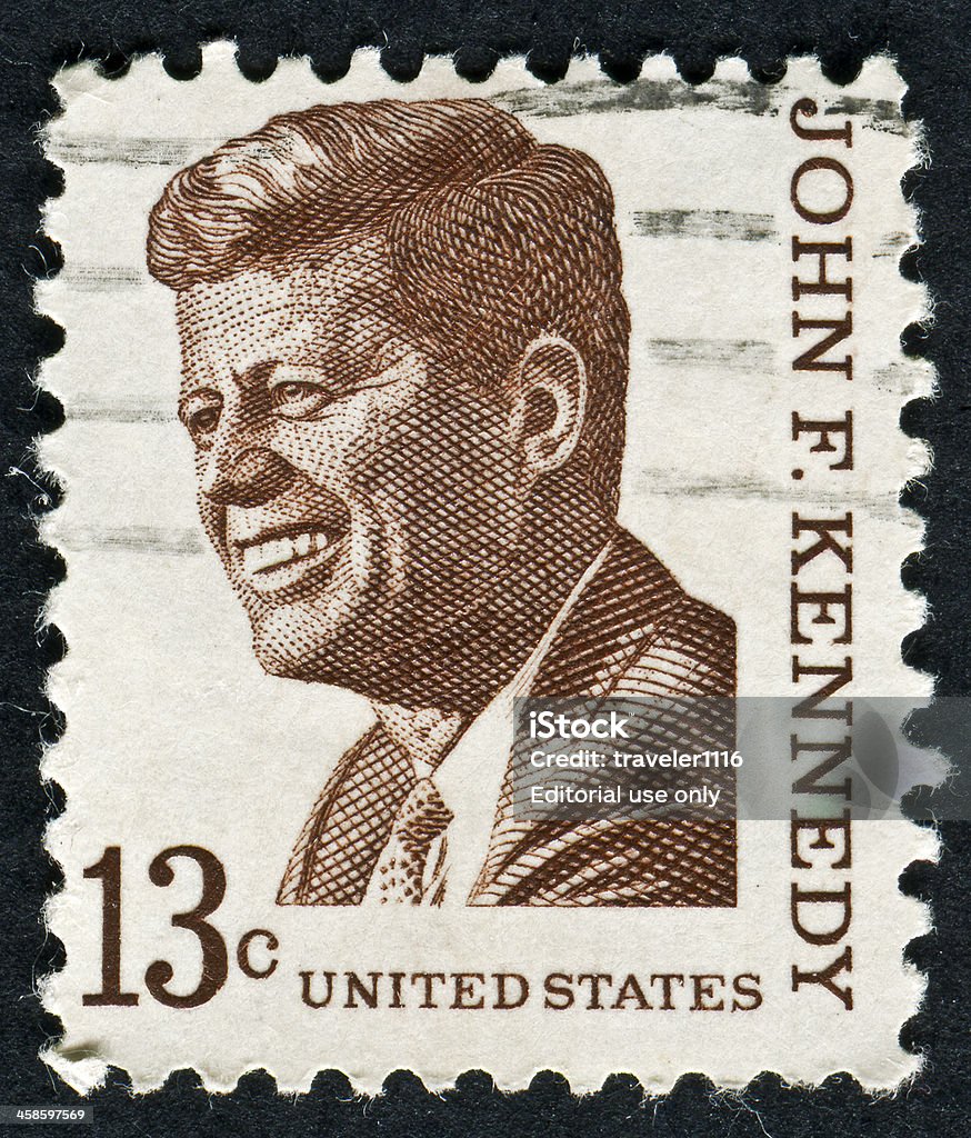 John F. Kennedy Stamp "Richmond, Virginia, USA - November 3rd, 2011:  Cancelled Stamp From The United States Of America Featuring The President John F. Kennedy Who Was Assassinated" John F. Kennedy - US President Stock Photo