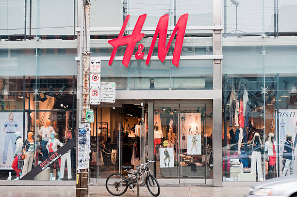 H & M - foto stock