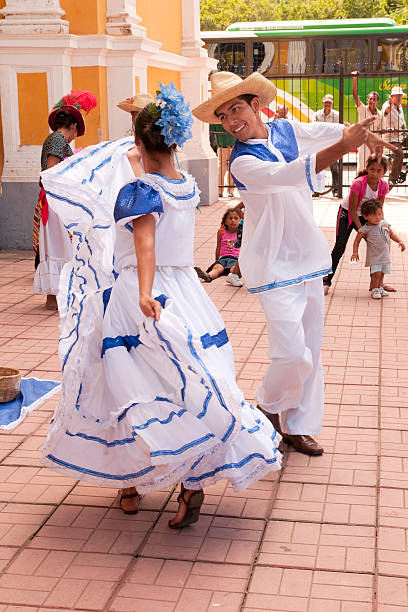 Street Dancers in Granada stock photo