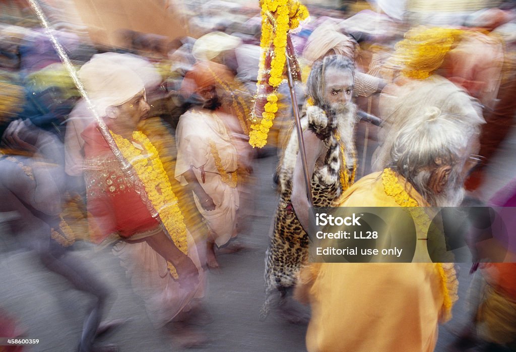ヒンズー教の巡礼 - アジアおよびインド民族のロイヤリティフリーストックフォト